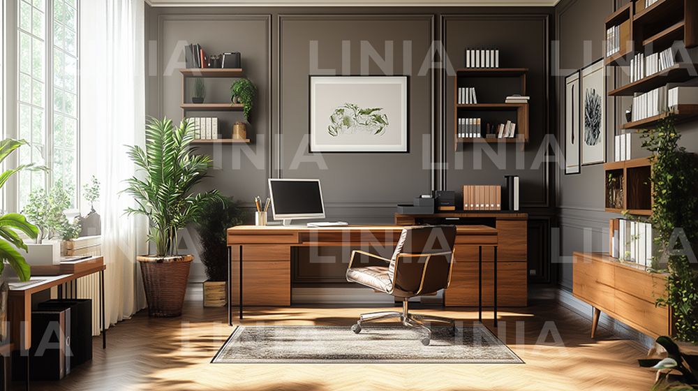 Formal Office Background for Zoom