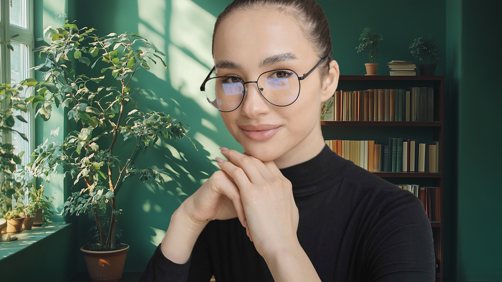 Green Office Background