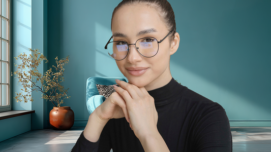 Blue Zoom Background Wall