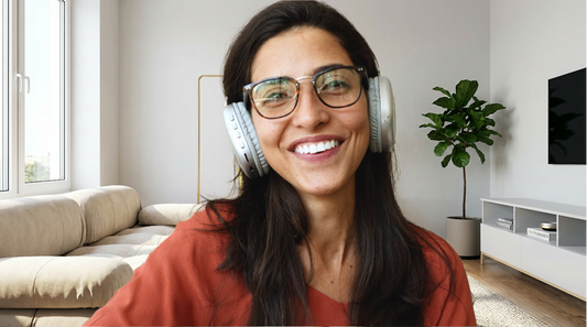 Modern Living Room Background for Zoom