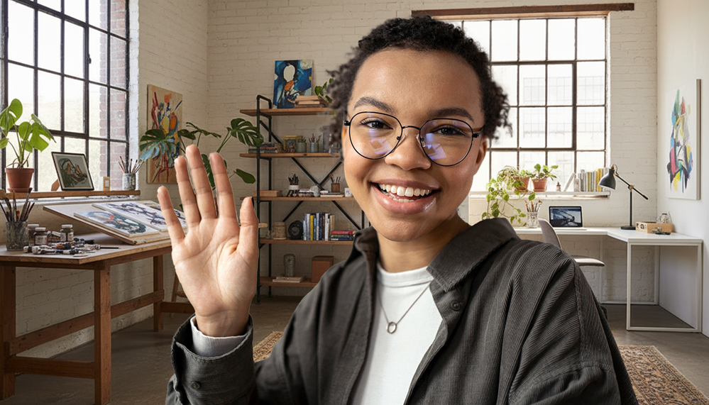 Art Studio Zoom Background