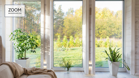 Window Background For Zoom - Summer