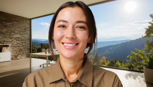 Mountain View Zoom Background