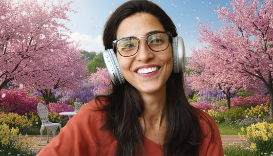 Cherry Blossom Zoom Background