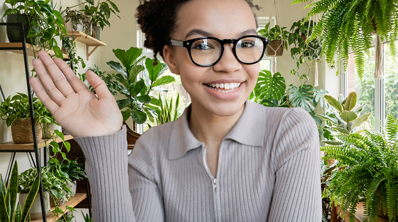 Zoom Background: Over-the-top Plant Lover