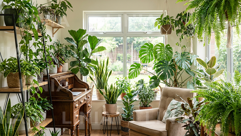 Zoom Background: Over-the-top Plant Lover