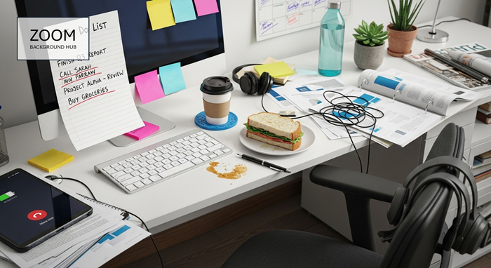Zoom Background for The Multi-Tasker