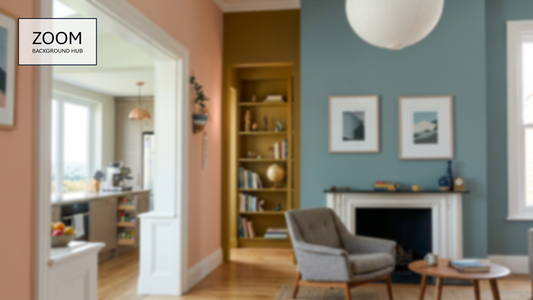 WFH Background – Realistic Living Room