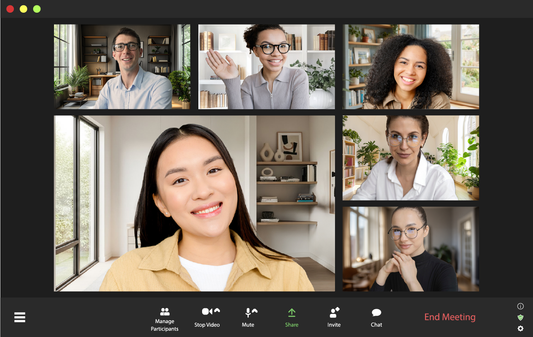 Virtual Meeting Grid