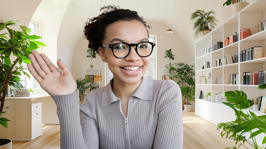 Zoom Virtual Background - Sunny Office