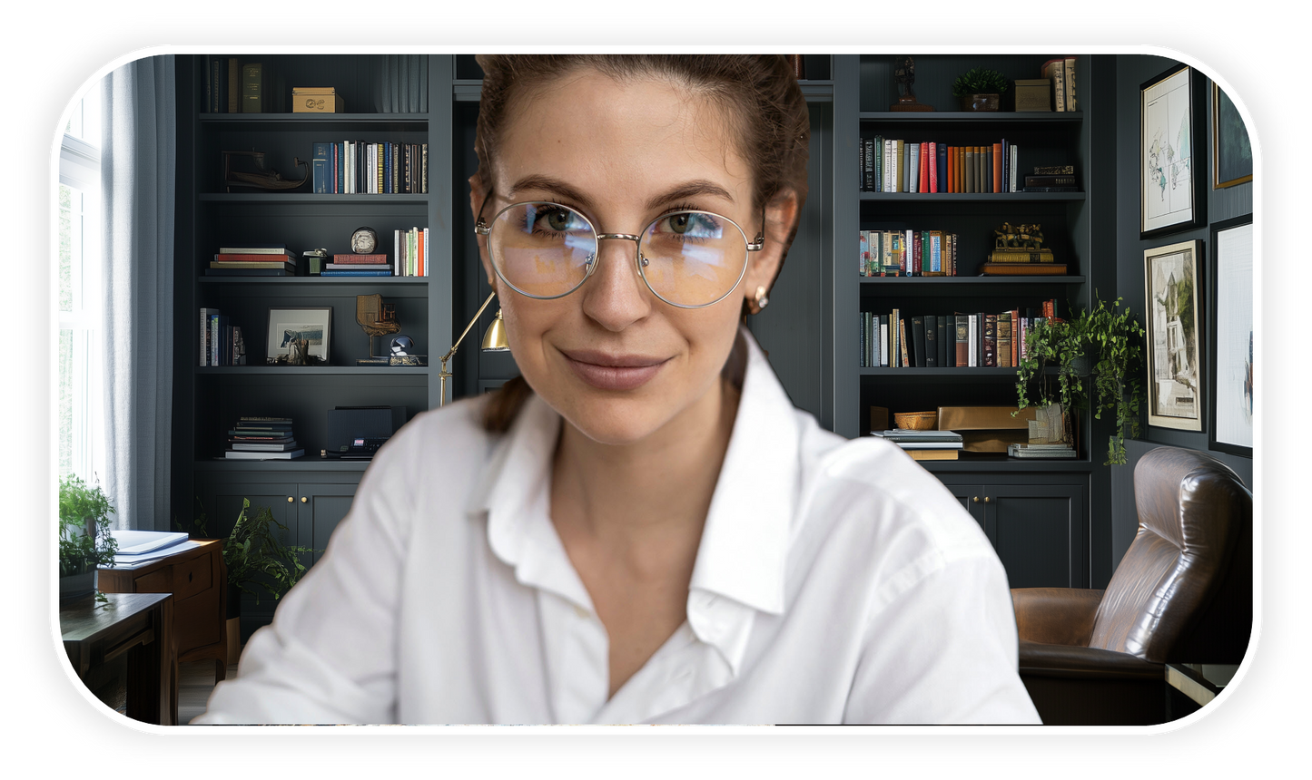 Executive Office Virtual Background