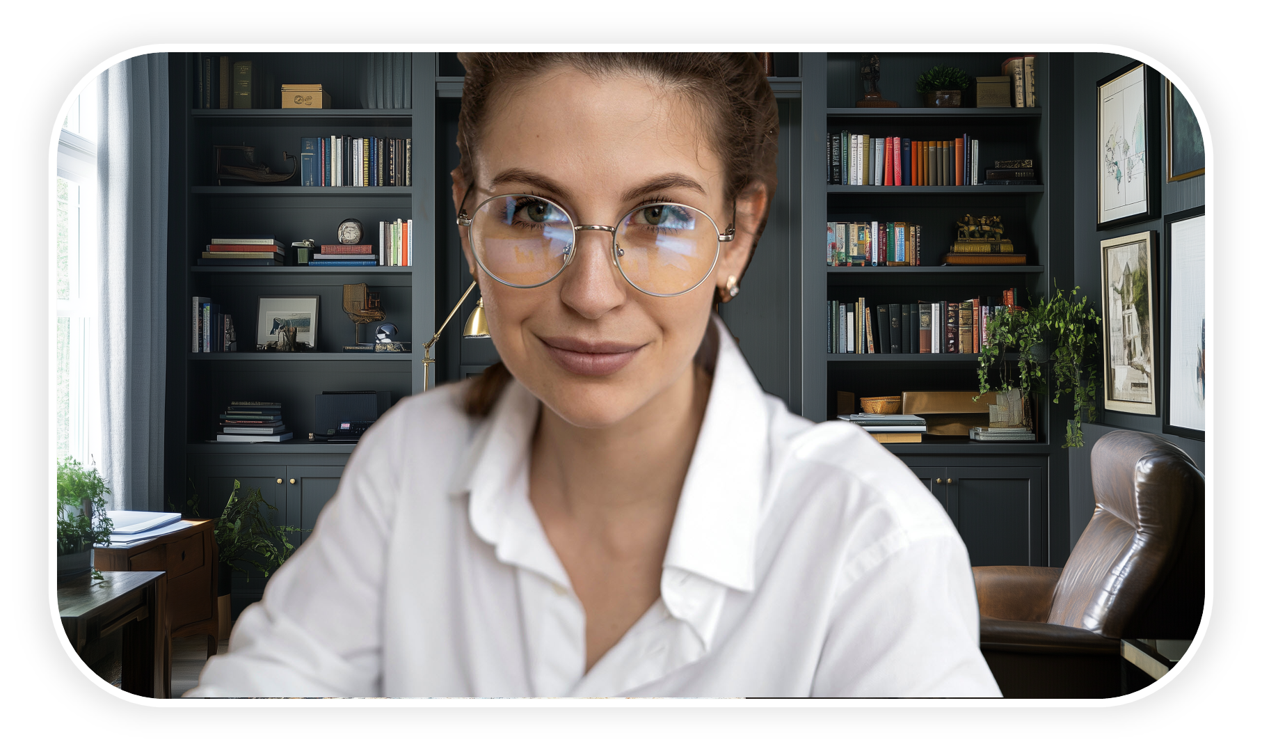 Executive Office Virtual Background