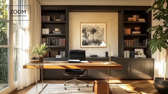 Home Office Zoom Background - Executive Office