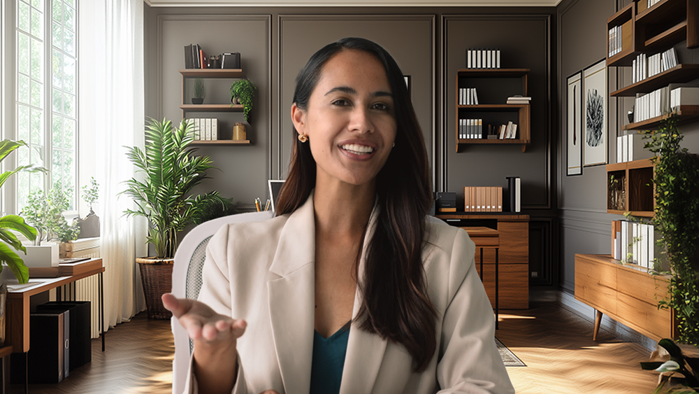 Formal Office Background for Zoom