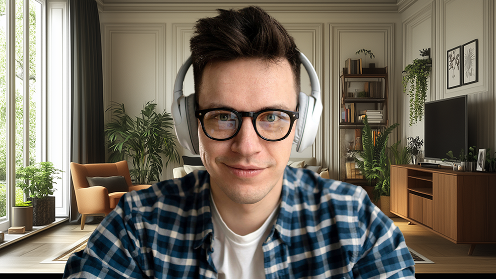 Formal Living Room Background for Zoom