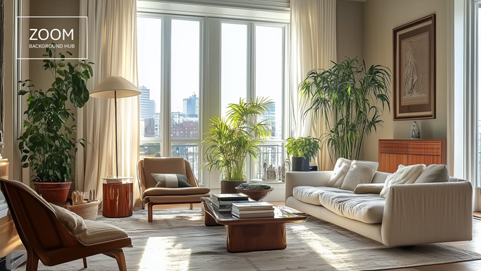 Simple Living Room Background For Zoom