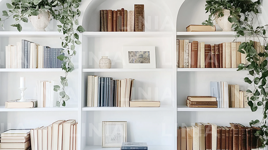 Bookshelf Background for Zoom