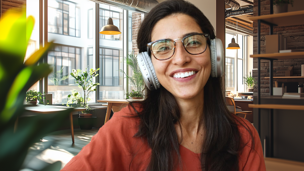 Coffee Shop Teams Background