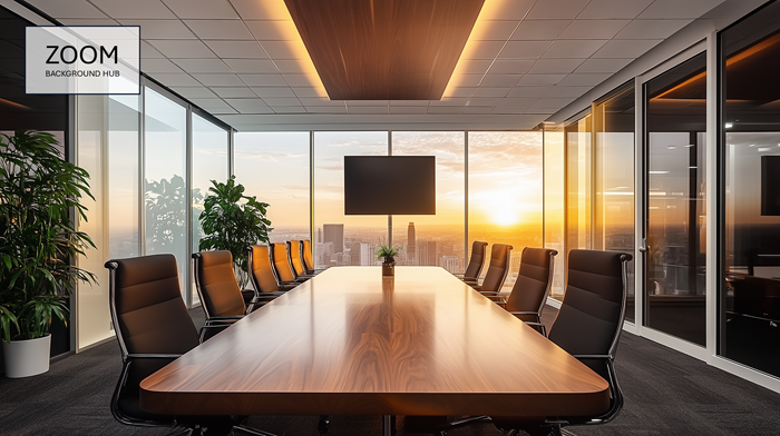 Virtual Background Conference Room
