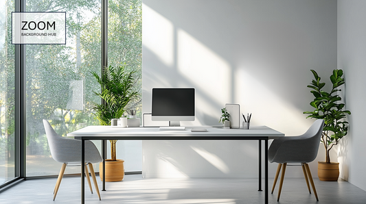White Office Background for Teams