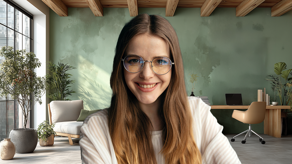 Green Wall Background