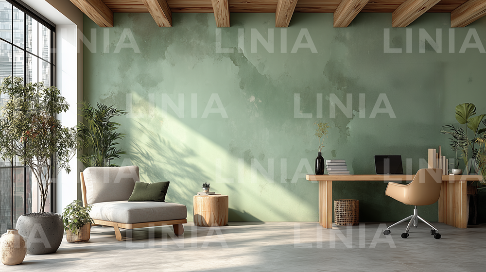 Green Office Background