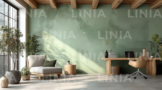 Green Office Background