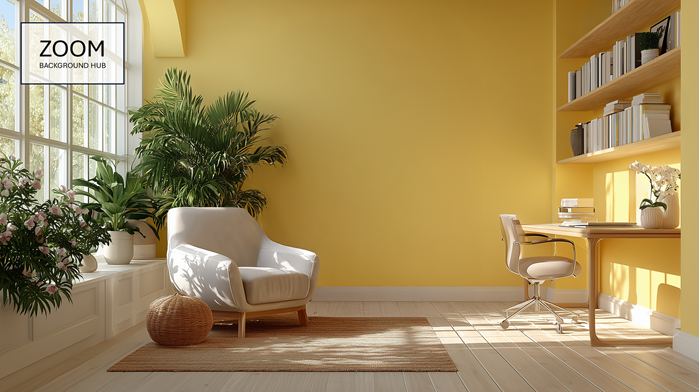 Yellow Background for Zoom