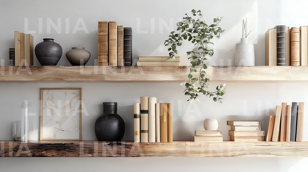 Bookshelf Zoom Background