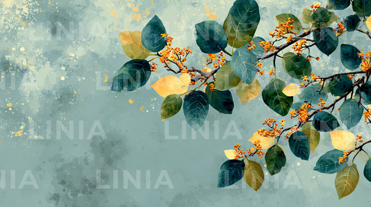 Leaves Zoom Background