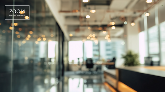 Out of Focus Company Zoom Background
