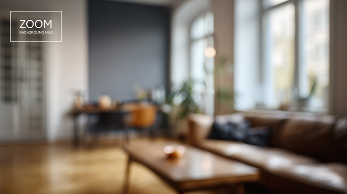Comfy Living Room Zoom Background