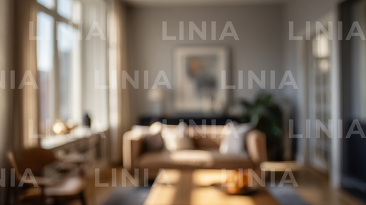 Realistic Living Room Zoom Background