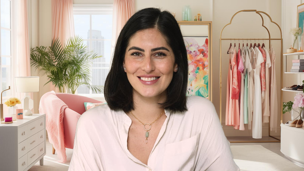 Pink Room Zoom Background