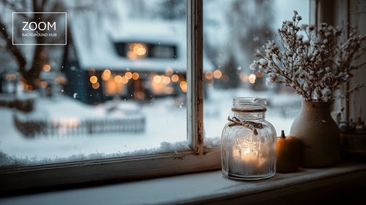 Winter Zoom Background