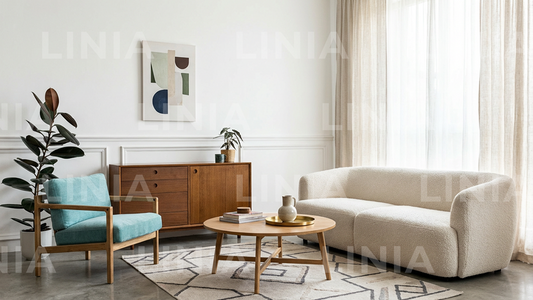 Mid Century Modern Zoom Background