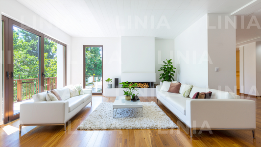 White Living Room Zoom Background