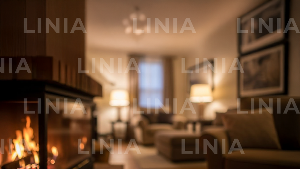 Fireplace Zoom Background