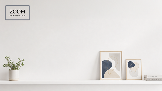 Modern Art Zoom Background