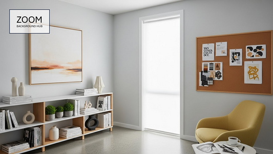 Crafty Home Office Background For Google Meet
