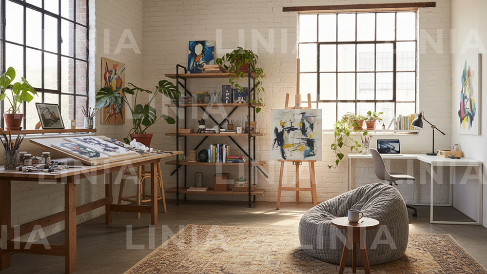 Art Studio Zoom Background