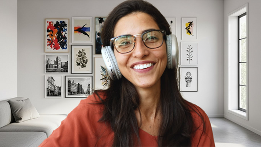 Gallery Wall Zoom Background