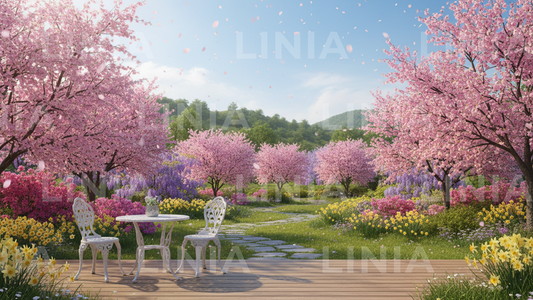 Cherry Blossom Zoom Background