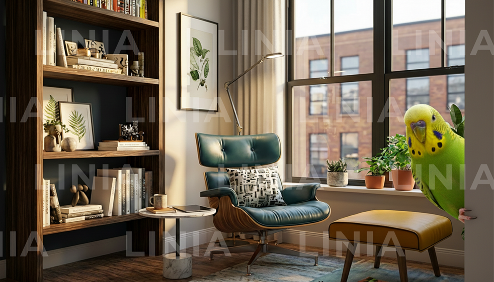 Parakeet Zoom Background