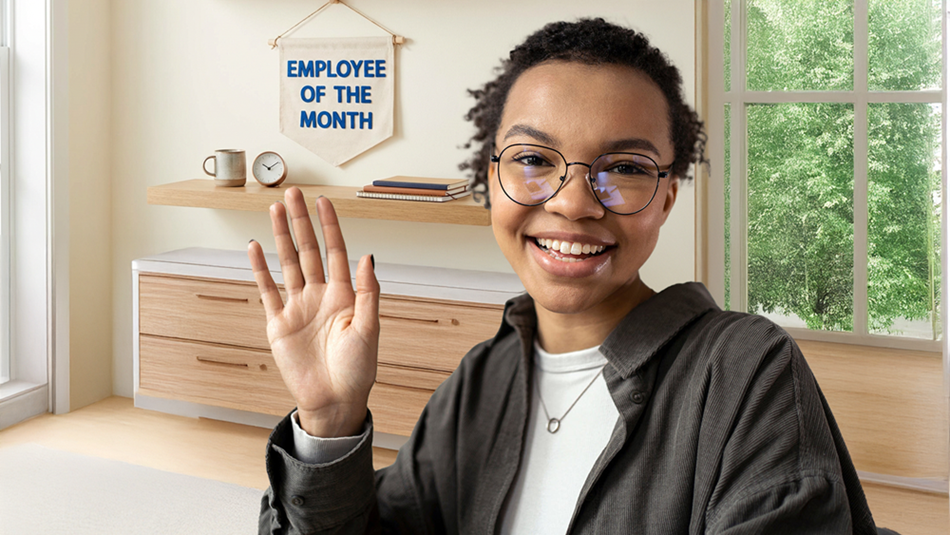 Employee Of The Month Zoom Background