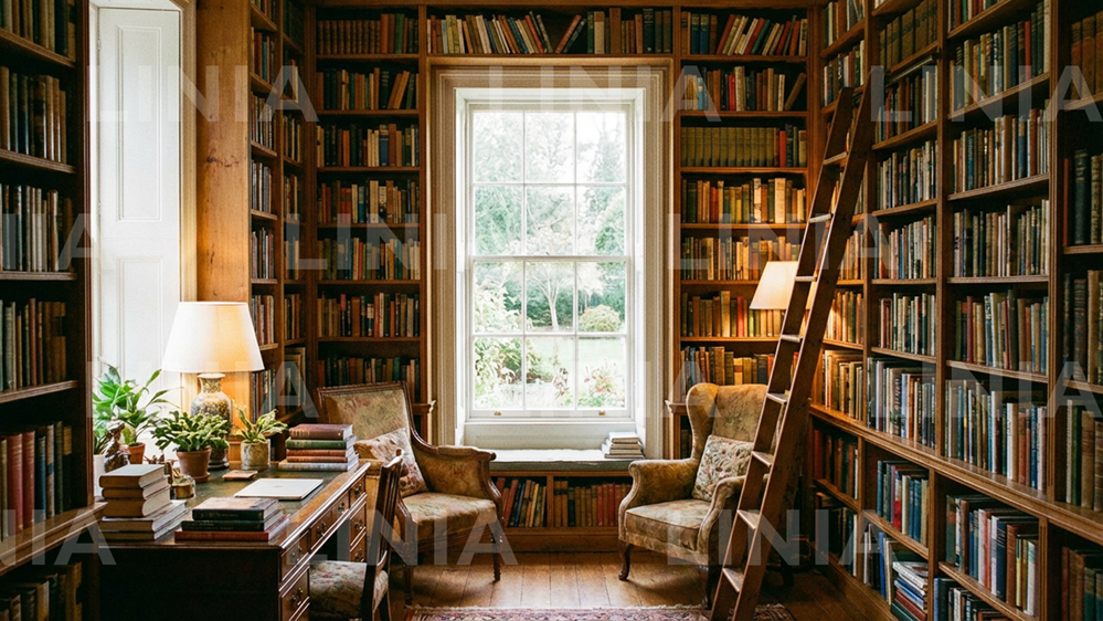 Books Zoom Background