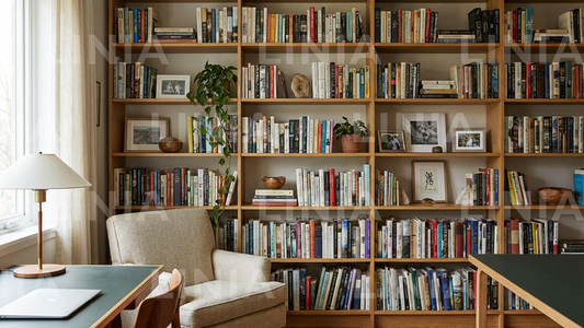 Bookshelf Background For Zoom