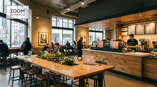 Coffee Shop Virtual Background