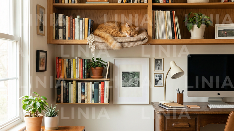 Bookshelf Background For Teams