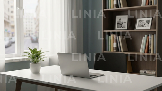 Simple Home Office Background